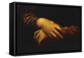 Mona Lisa-Leonardo da Vinci-Framed Stretched Canvas