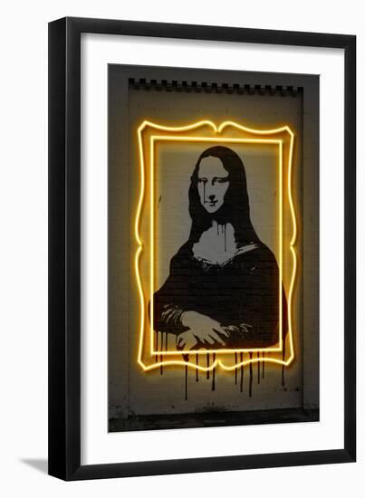 Mona Lisa-O.M.-Framed Giclee Print