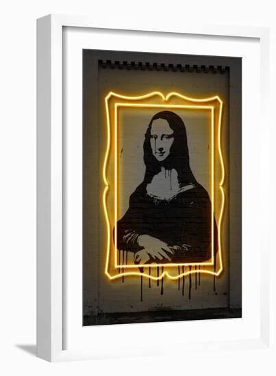 Mona Lisa-O.M.-Framed Giclee Print