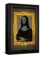 Mona Lisa-O.M.-Framed Stretched Canvas
