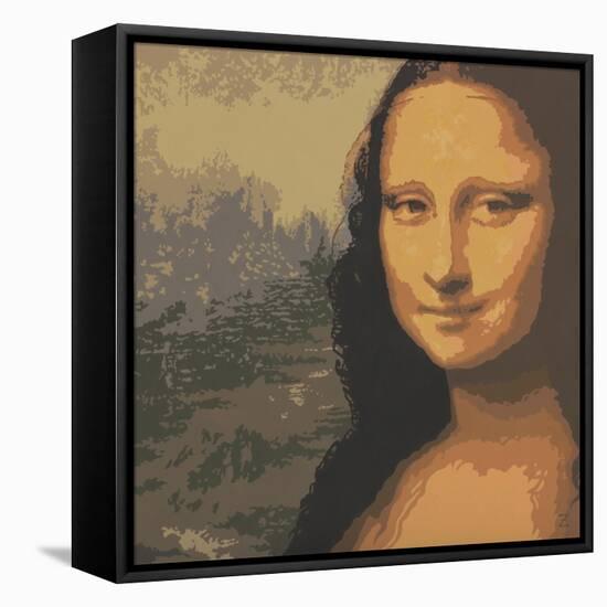 Mona Liza-John Zaccheo-Framed Stretched Canvas