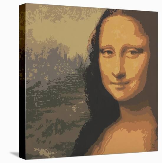 Mona Liza-John Zaccheo-Stretched Canvas