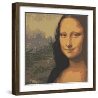 Mona Liza-John Zaccheo-Framed Giclee Print