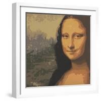 Mona Liza-John Zaccheo-Framed Giclee Print