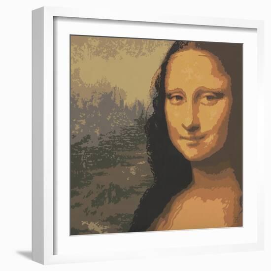 Mona Liza-John Zaccheo-Framed Giclee Print