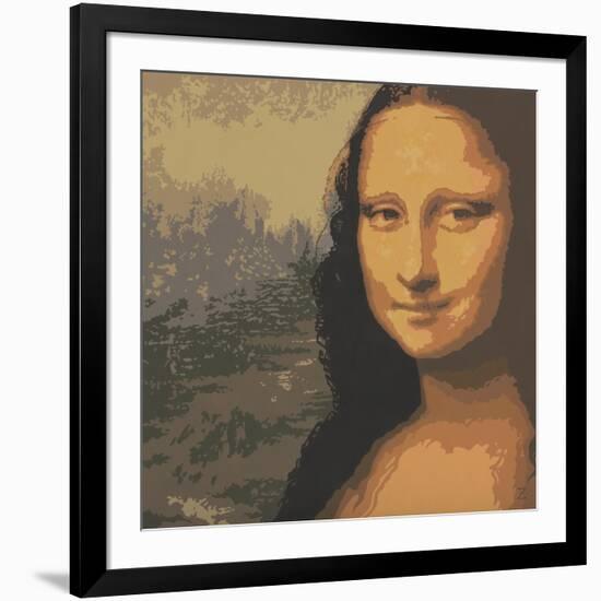 Mona Liza-John Zaccheo-Framed Giclee Print