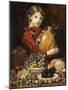 Mona Rosa, Daughter of the Painter, as Fruit Saleswoman-Martin Monnickendam-Mounted Art Print