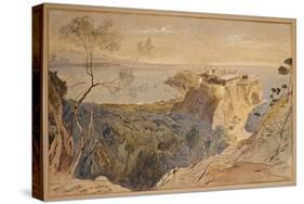 Monaco, 1864-Edward Lear-Stretched Canvas