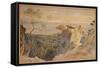 Monaco, 1864-Edward Lear-Framed Stretched Canvas