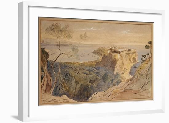 Monaco, 1864-Edward Lear-Framed Giclee Print