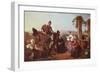 Monaco and Peasants-Filippo Palizzi-Framed Giclee Print