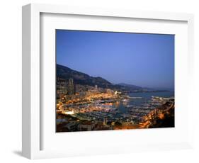 Monaco, Cote D'Azur; an Overview of the Glamorous Municipality Led by the Grimaldi Family-Ken Sciclina-Framed Photographic Print