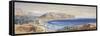 Monaco from Cap d'Ail, 1865-Edward Lear-Framed Stretched Canvas