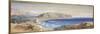 Monaco from Cap D'Ail, 1865-Edward Lear-Mounted Giclee Print