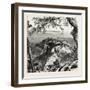 Monaco, from the Mainland, the Cornice Road, 19th Century-null-Framed Giclee Print