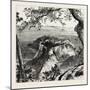 Monaco, from the Mainland, the Cornice Road, 19th Century-null-Mounted Giclee Print