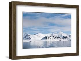 Monaco Glacier, Spitzbergen, Svalbard Islands, Norway, Scandinavia, Europe-Sergio Pitamitz-Framed Photographic Print