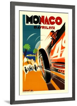 Monaco Grand Prix, 1931' Posters | AllPosters.com 商品は状態確認 MONACO 19 AVRIL 1931 アート/エンタメ