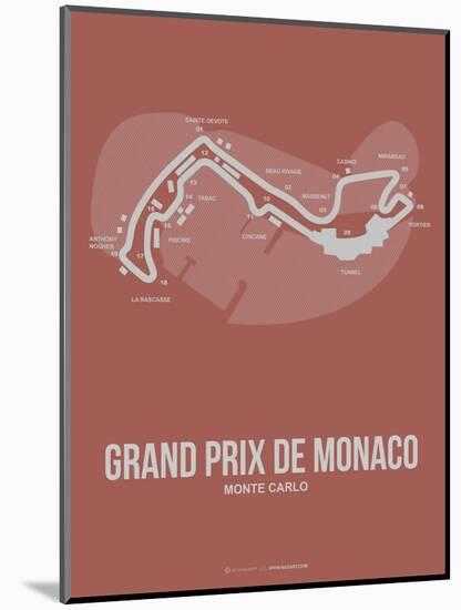 Monaco Grand Prix 1-NaxArt-Mounted Art Print