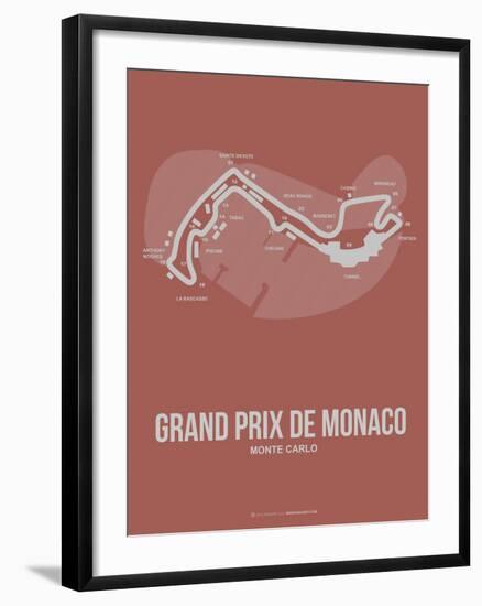 Monaco Grand Prix 1-NaxArt-Framed Art Print