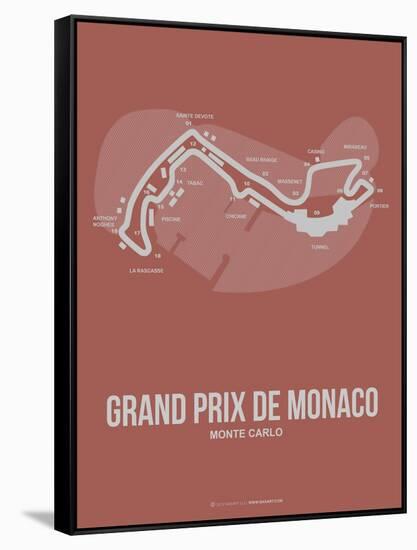 Monaco Grand Prix 1-NaxArt-Framed Stretched Canvas