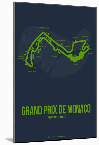 Monaco Grand Prix 2-NaxArt-Mounted Poster