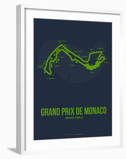 Monaco Grand Prix 2-NaxArt-Framed Art Print