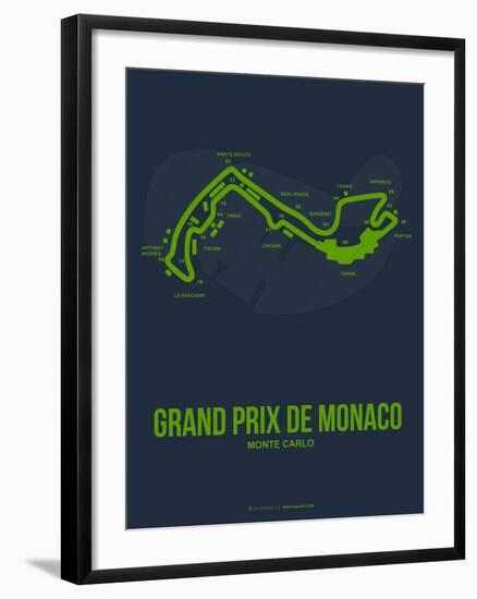 Monaco Grand Prix 2-NaxArt-Framed Art Print