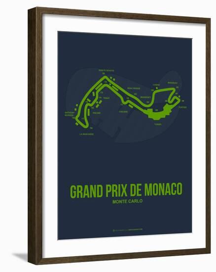 Monaco Grand Prix 2-NaxArt-Framed Art Print