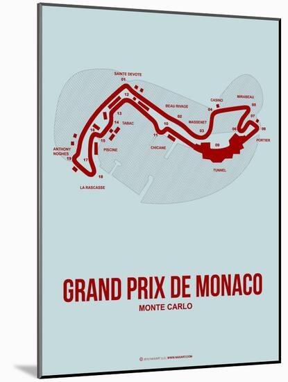 Monaco Grand Prix 3-NaxArt-Mounted Art Print