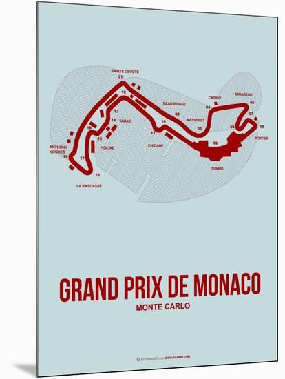 Monaco Grand Prix 3-NaxArt-Mounted Art Print