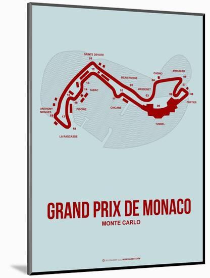 Monaco Grand Prix 3-NaxArt-Mounted Art Print