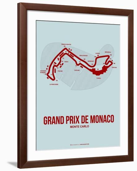 Monaco Grand Prix 3-NaxArt-Framed Art Print