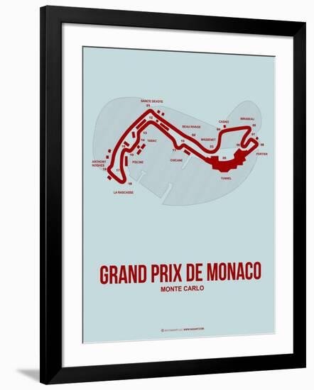 Monaco Grand Prix 3-NaxArt-Framed Art Print