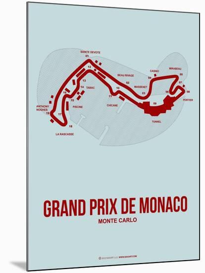 Monaco Grand Prix 3-NaxArt-Mounted Art Print