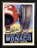 Monaco Grand Prix F1, c.1958-J Ramel-Framed Art Print