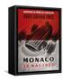 Monaco Grand Prix Poster-null-Framed Stretched Canvas