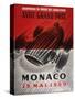 Monaco Grand Prix Poster-null-Stretched Canvas