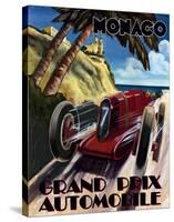 Monaco Grand Prix-Chris Flanagan-Stretched Canvas