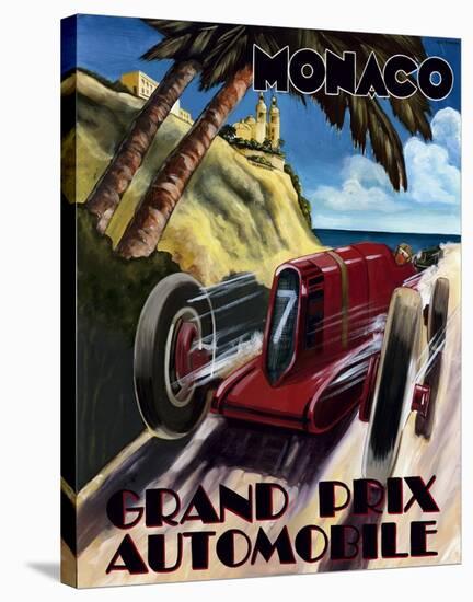 Monaco Grand Prix-Chris Flanagan-Stretched Canvas