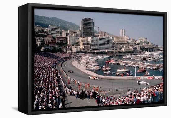 Monaco Grand Prix-Vittoriano Rastelli-Framed Stretched Canvas