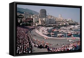 Monaco Grand Prix-Vittoriano Rastelli-Framed Stretched Canvas