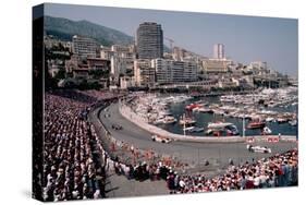 Monaco Grand Prix-Vittoriano Rastelli-Stretched Canvas