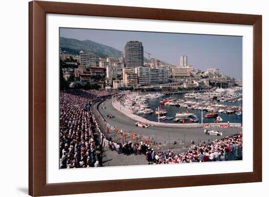 Monaco Grand Prix-Vittoriano Rastelli-Framed Photographic Print