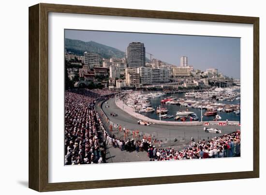 Monaco Grand Prix-Vittoriano Rastelli-Framed Photographic Print