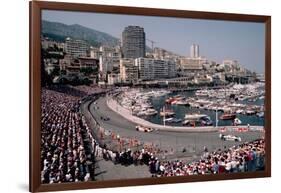 Monaco Grand Prix-Vittoriano Rastelli-Framed Photographic Print