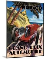 Monaco Grand Prix-Catherine Jones-Mounted Art Print