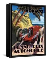 Monaco Grand Prix-Catherine Jones-Framed Stretched Canvas