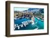 Monaco Harbor-Twin design-Framed Photographic Print