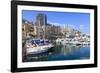 Monaco Harbour, Monaco, Mediterranean, Europe-Amanda Hall-Framed Photographic Print